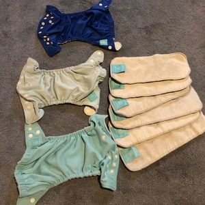 Charlie banana os cloth diapers set of 3